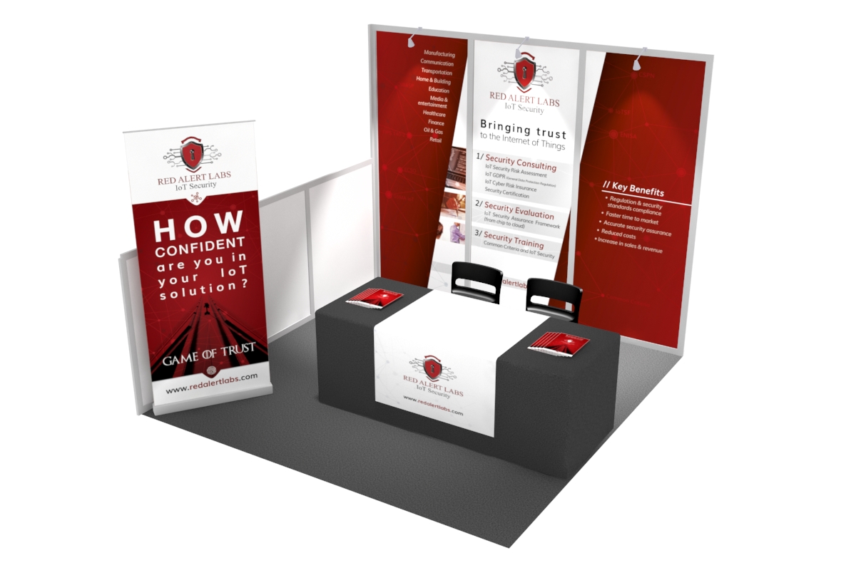 Création Impression de stand startup salon Paris